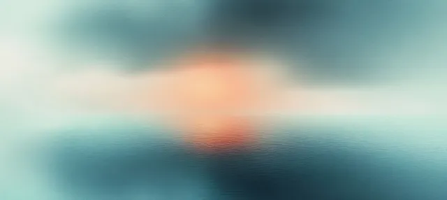 Soft pastel abstract sky gradient with blue and white blur and subtle grain texture