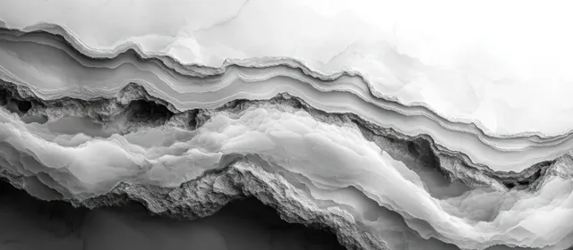Abstract onyx marble texture in soft grayscale with layered patterns and intricate high-contrast textures.