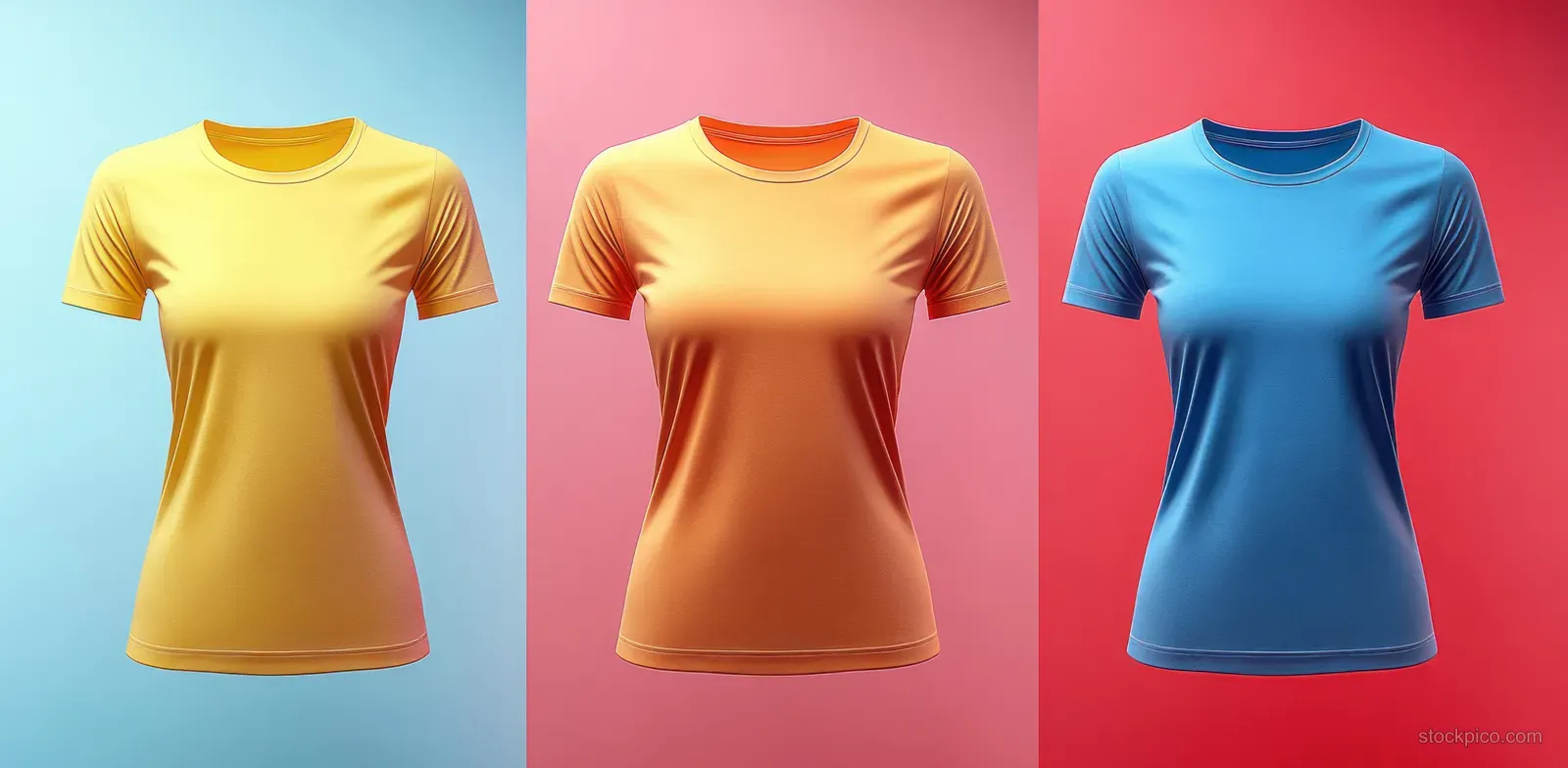 Yellow short-sleeve raglan athletic T-shirt displayed against a studio background with visible fabric texture.