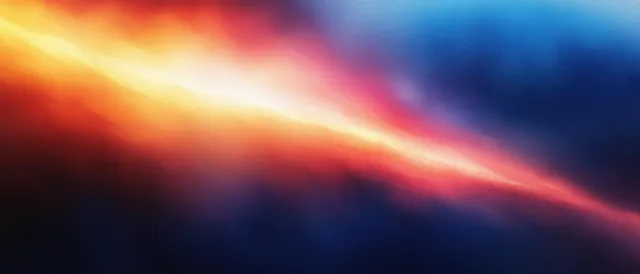 Warm Cool Abstract Gradient Impressionism Background with Soft Glowing Light