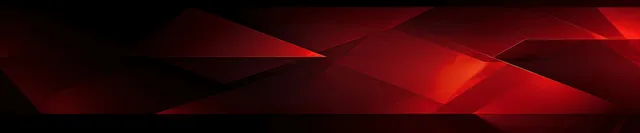 Red and black geometric 3D polygon background with sharp highlights and deep shadows