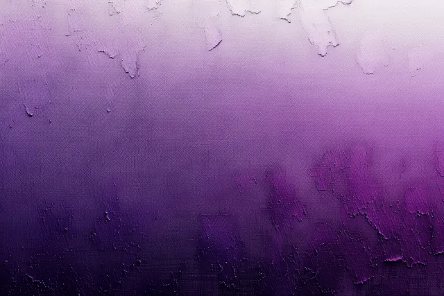 Dusty purple gradient background with blurred stripe lines and a subtle matte shimmer texture.