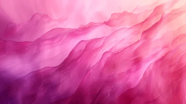 Pink watercolor waves over abstract grunge texture with soft magenta gradient background with Pink Wave Design