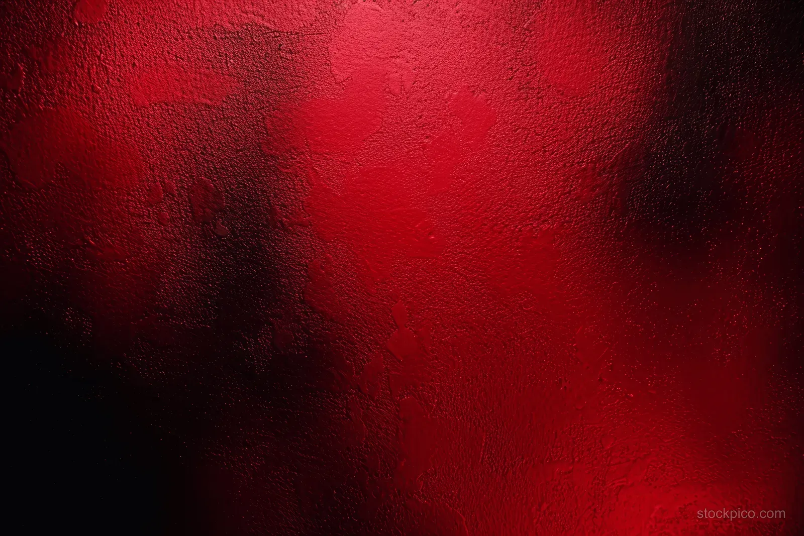 Dark red and black textured gradient background with soft glowing bokeh and flowing wave patterns.