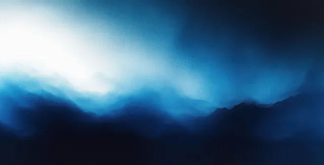 Blue and black gradient abstract background with soft blurred light sweep and subtle grain texture with Digital Art Gradients