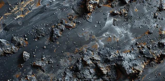 Weathered gray steel metal sheet texture with pitted corrosion and scraped surface