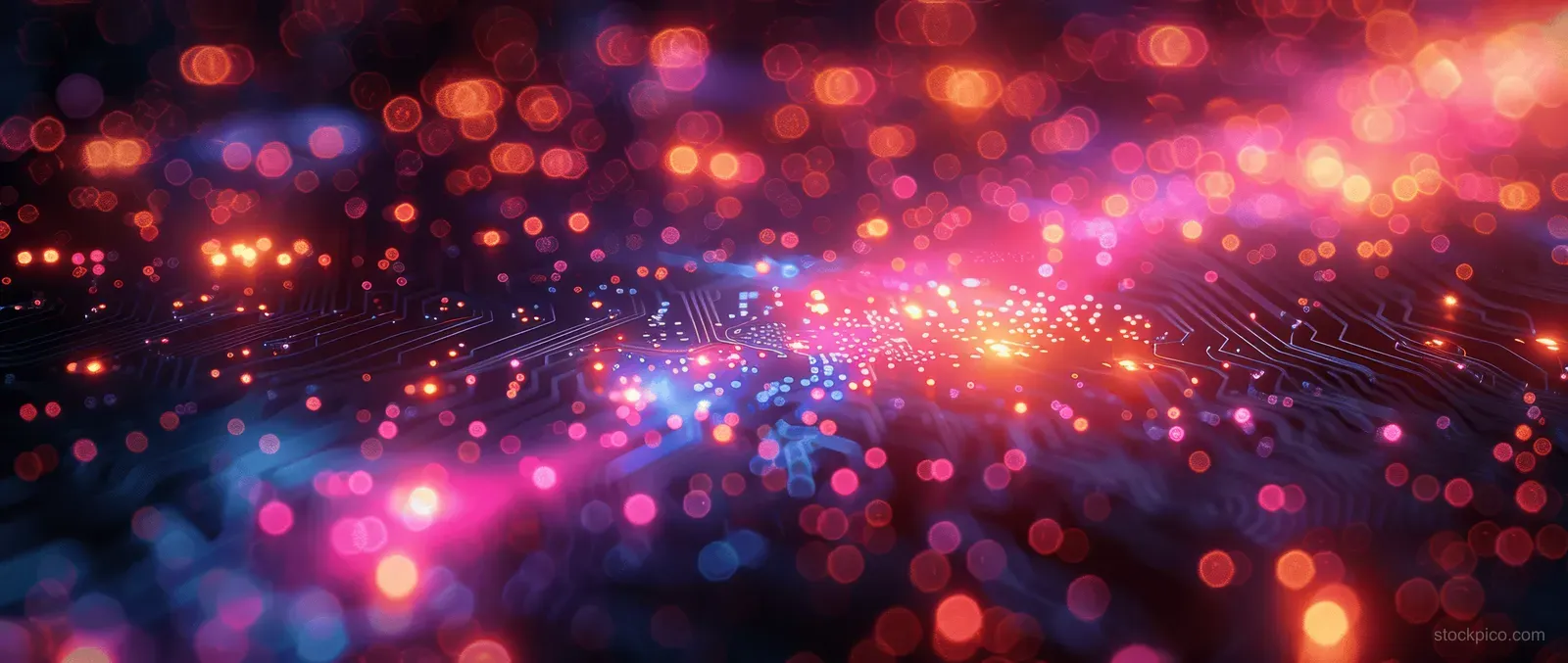 A smartphone displays fingerprint login and a 2FA code over a glowing cybersecurity network background with shield signals.