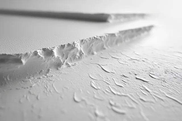 Torn white paper surface with detailed creases and subtle fibers under soft, diffused light.