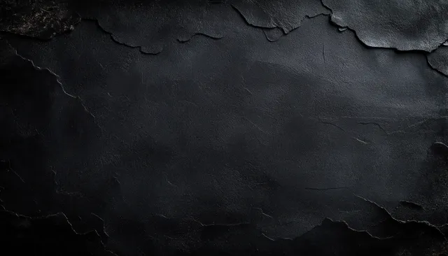 Dark torn cardboard texture with cracked edges and moody chiaroscuro shadows across a minimalist abstract background.
