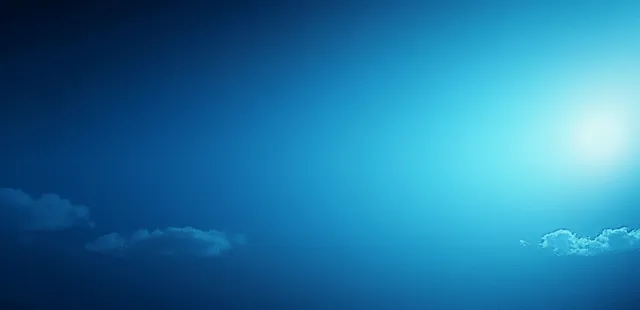 Blue Gradient Background with Soft Glow and Subtle Textured Clouds