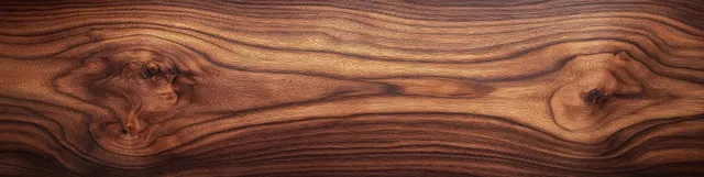 Walnut wood grain texture with rich brown swirls and natural knots